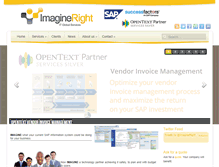 Tablet Screenshot of imagineright.com